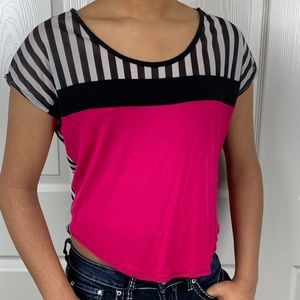 Striped Pink Top